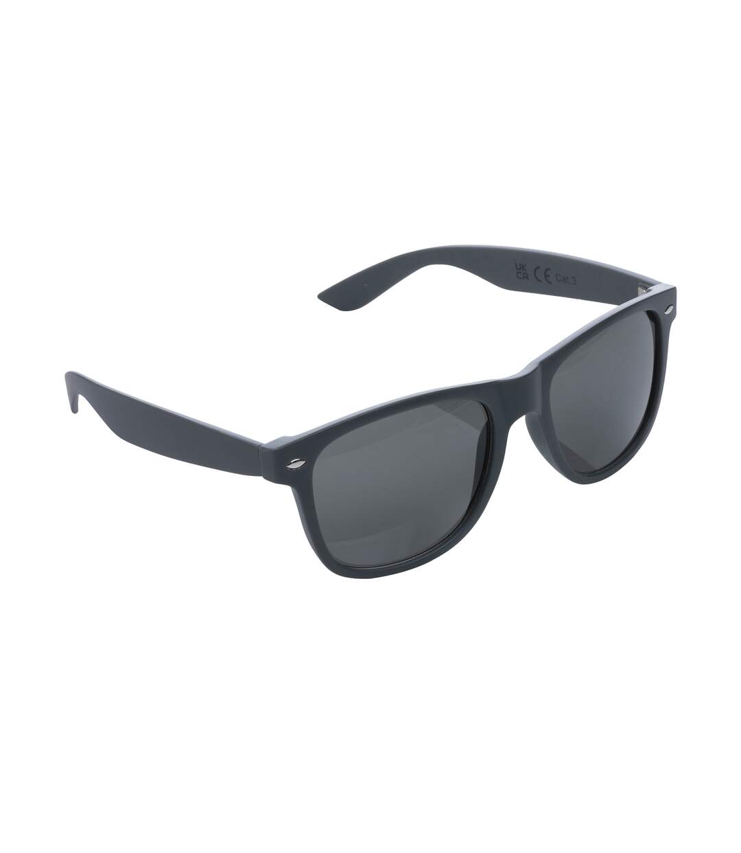 Unisex adult recycled pc plastic sunglasses one size grey XD Collection-3