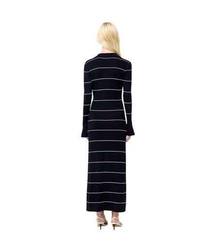 Robe Longue Manches Cloche Motif/style À Rayures Ottie Femme Bleu French Connection