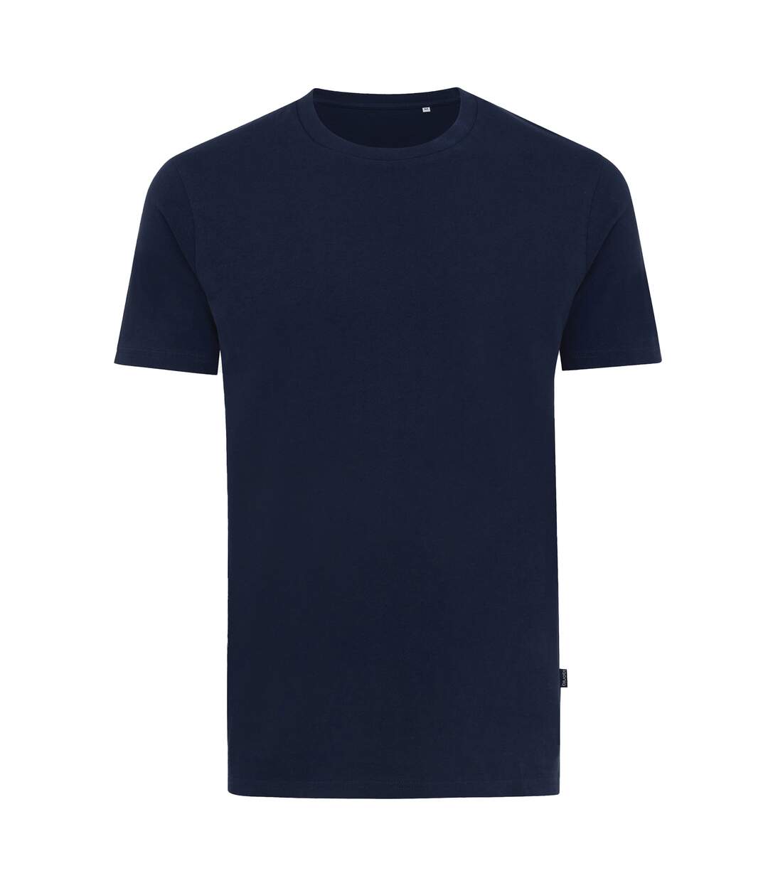Unisex adult bryce recycled cotton t-shirt navy Iqoniq-1