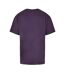 T-shirt adulte violet foncé Build Your Brand Build Your Brand