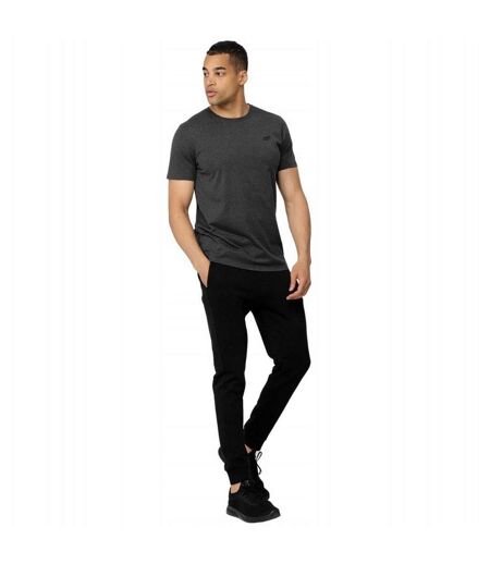 T-shirt Motif/style Uni H4z22-tsm352 23m Homme Noir 4F