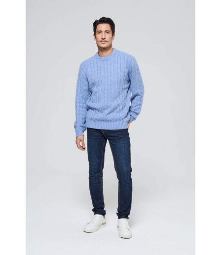 Pull Cafyo Sky Blue Chiné