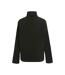 Mens Ascender Fleece Jacket Black Mineral Grey Regatta-2