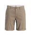 Short chino taupe homme jack & jones 12242692-2