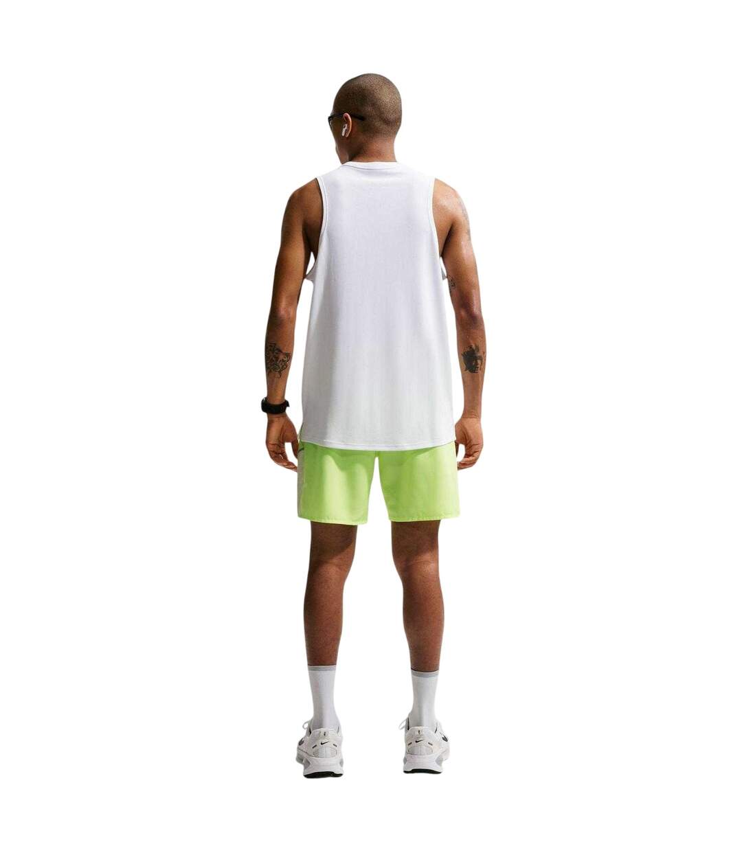 Short De Course Miler Homme Vert Citron Nike-2