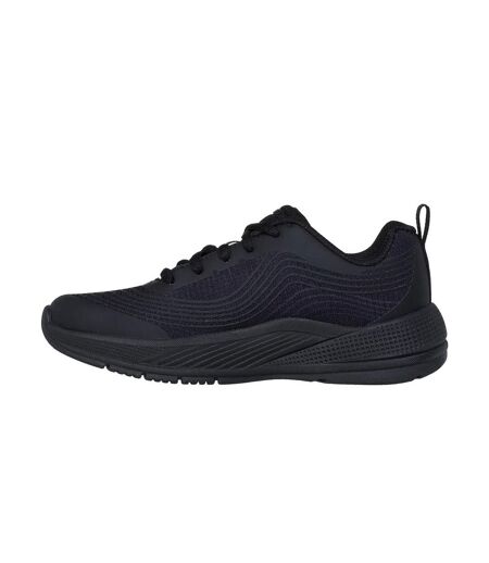 Baskets microspec advance enfant noir Skechers