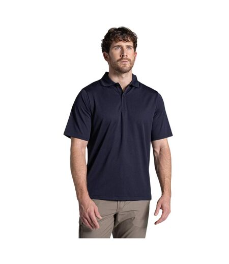 Mens Basecamp Wicking Polo Shirt Navy Craghoppers Expert