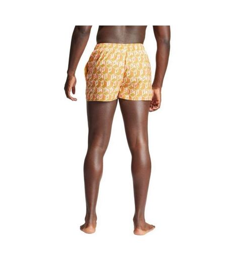 Short De Bain Style 3 Rayures Farm Rio Homme Jaune Adidas