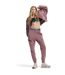 Womens/ladies Unstoppable Fleece Athletic Joggers Brown Under Armour-3