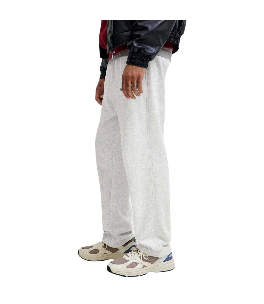 Pantalon De Jogging Homme Blanc Chiné Jack And Jones-4