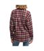 Chemise à carreaux bordeaux/marine femme superdry check-2