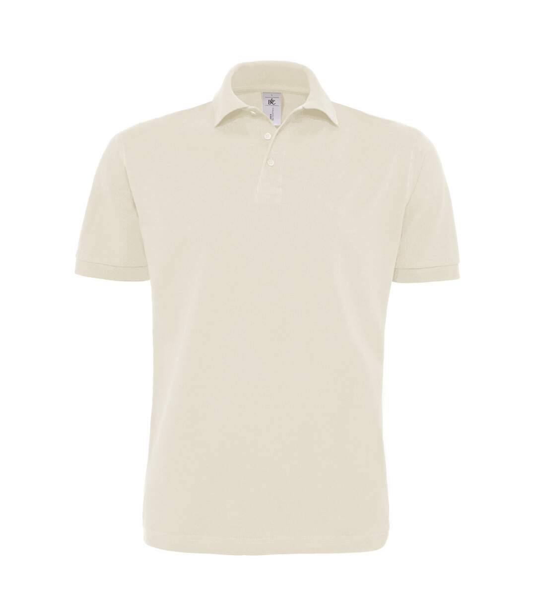 Polo lourd manches courtes - homme - PU422 - beige naturel-1