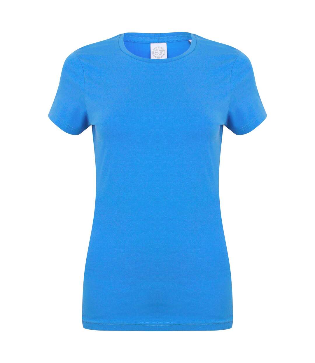 Feel good t-shirt étirable à manches courtes femme bleu chiné Skinni Fit