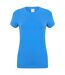Skinni Fit Womens/Ladies Feel Good Stretch Short Sleeve T-Shirt (Heather Blue)