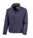 Veste Softshell Imperméable, Coupe-vent Et Respirante Homme Bleu Marine Result-2