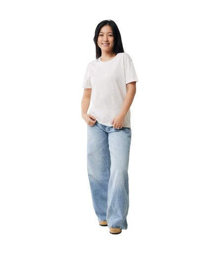 Womens/ladies yala recycled cotton lightweight t-shirt natural raw Iqoniq