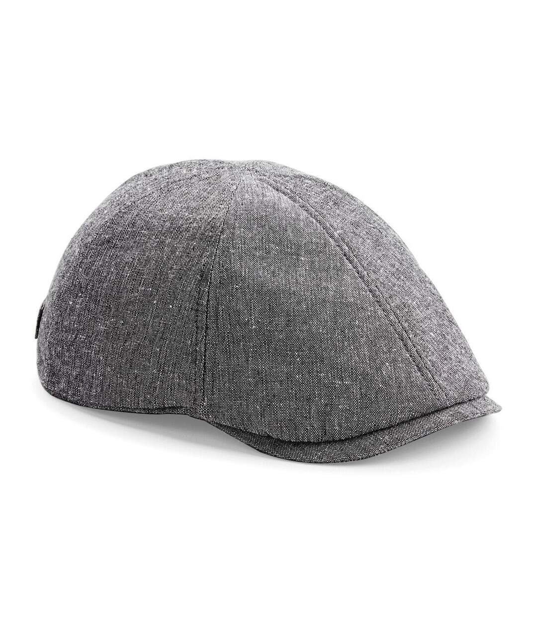 Casquette Gatsby d'été en lin - B621 - gris-1