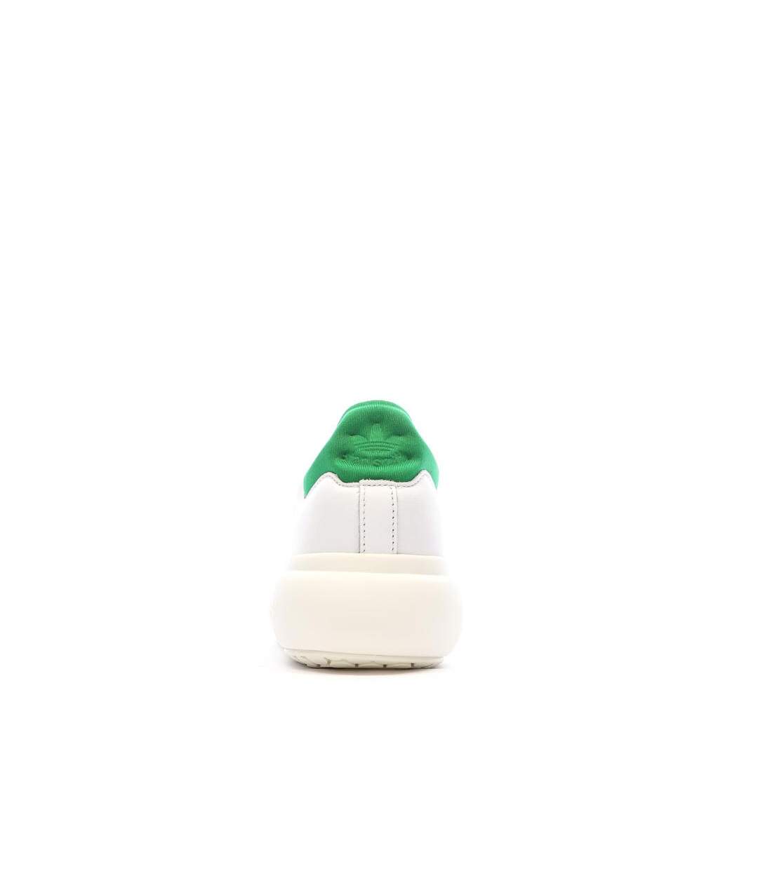 Baskets blanche/verte femme adidas stan smith-3