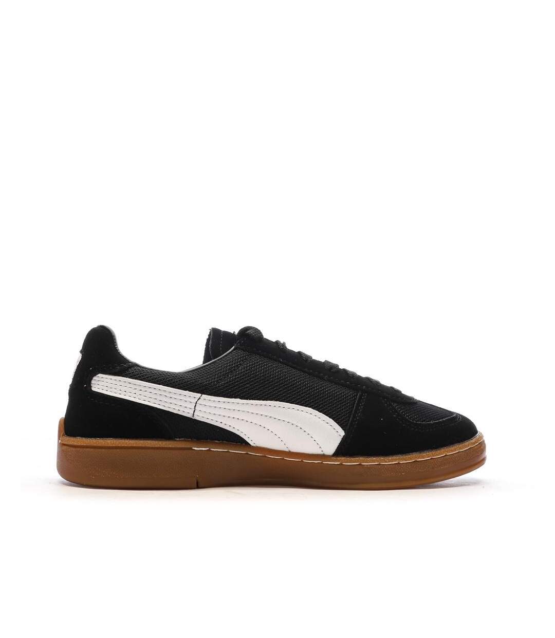 Baskets noires/blanches homme puma super team-2