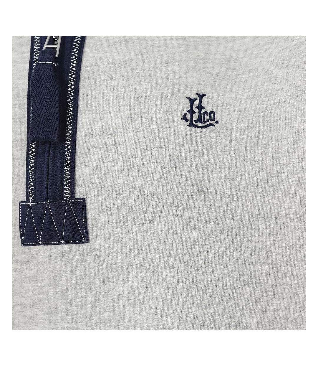 Sweat Homme Gris Chiné Lazy Jacks-3