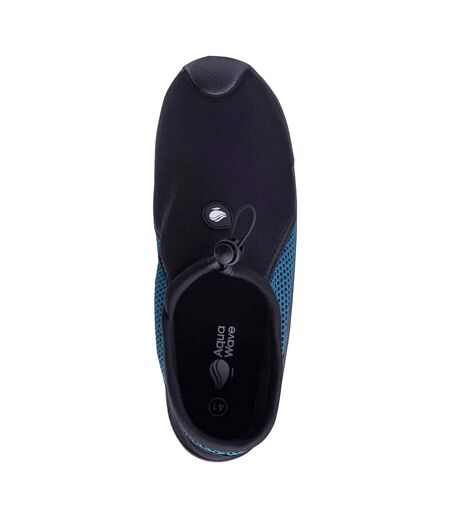 Chaussures Aquatiques Mareo Homme Noir Bleu Canard Aquawave