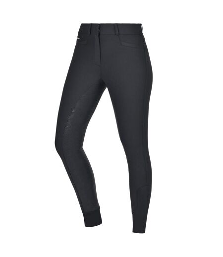 Womens/ladies duet full seat breeches black Weatherbeeta