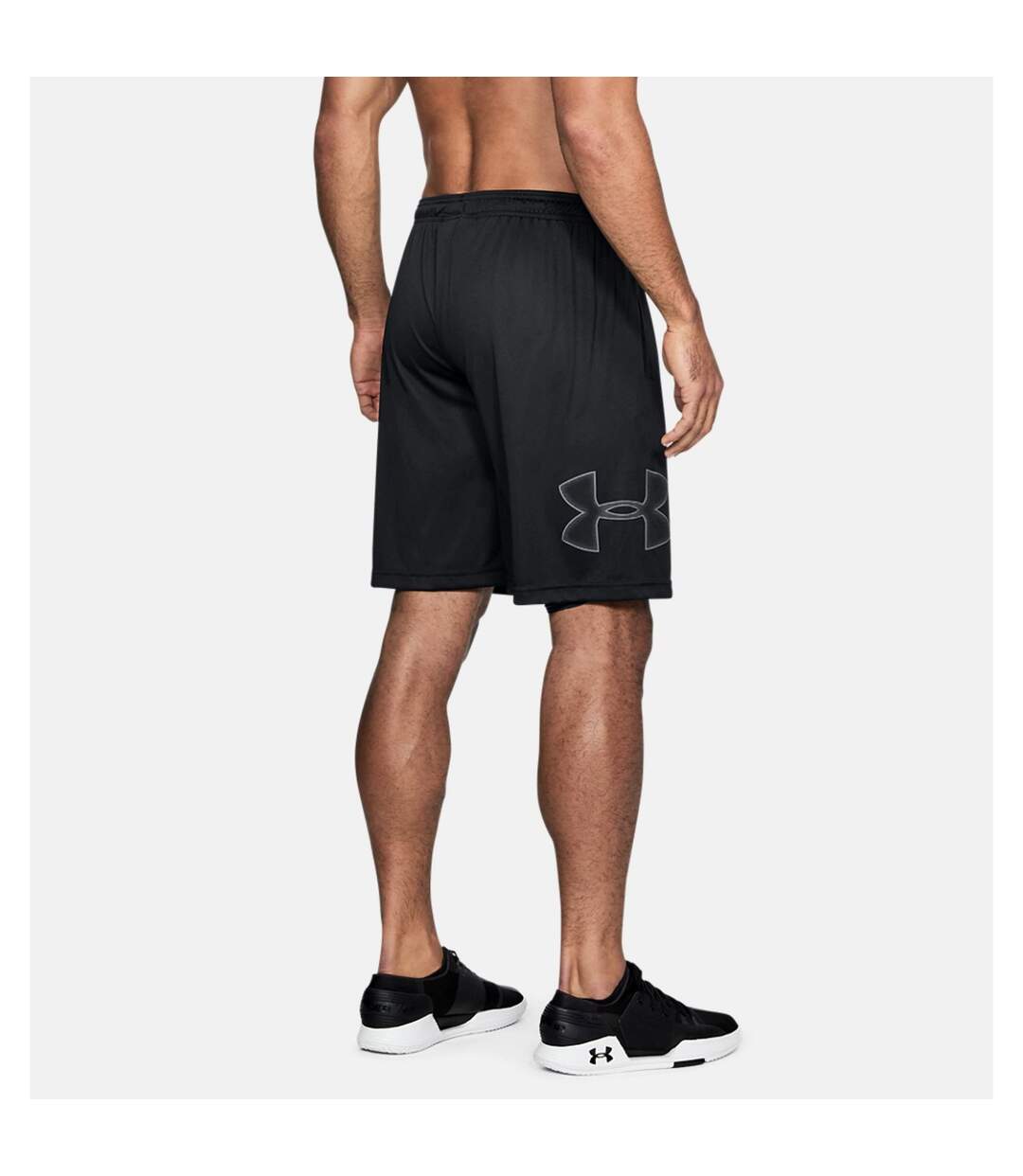 Mens tech shorts black/light graphite Under Armour-4