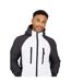 Doudoune À Capuche Motif/style Rembourré Homme Blanc Noir Brave Soul-4