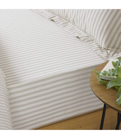 The Linen Yard Hebden Fitted Sheet (Natural) - UTRV1895