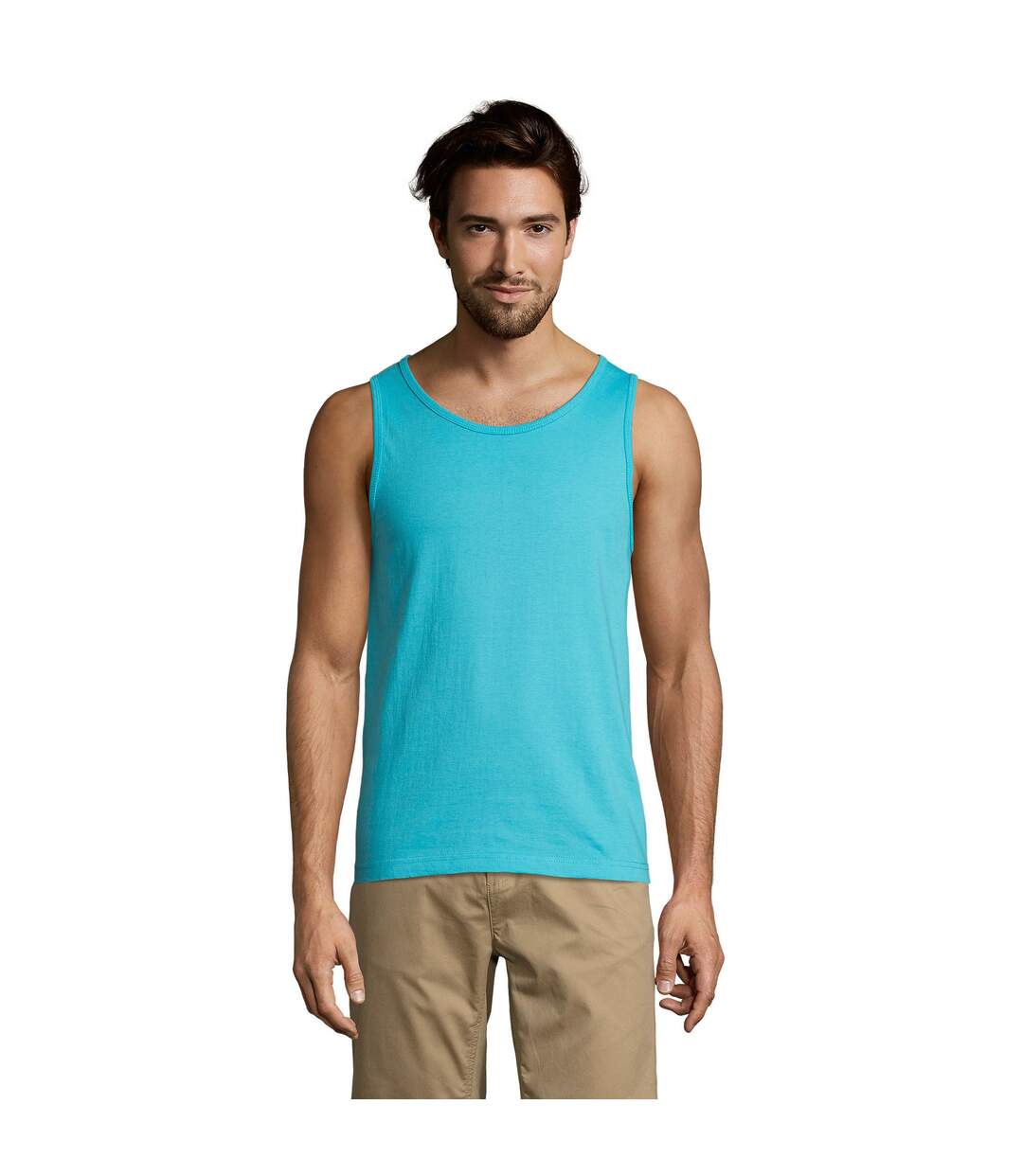 Débardeur Justin Homme Bleu Atoll SOLS-1
