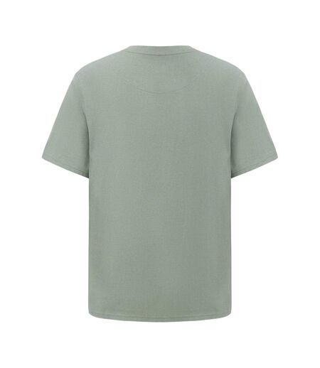 Mens Small Logo Cotton T-shirt Light Green Pretty Green