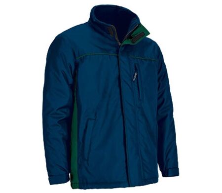 Parka de travail imperméable - Homme - REF THUNDER - bleu marine et vert bouteille