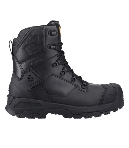 Mens Highway 8.0 Leather Waterproof Safety Boots Black Magnum