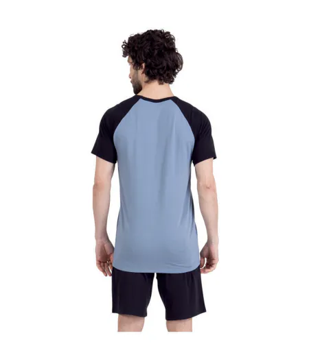 Pyjama court col rond homme Ecopack Construction Athena