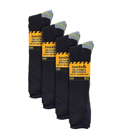 12 Pairs Mens Knee High Cotton Rich Ultimate Work Socks