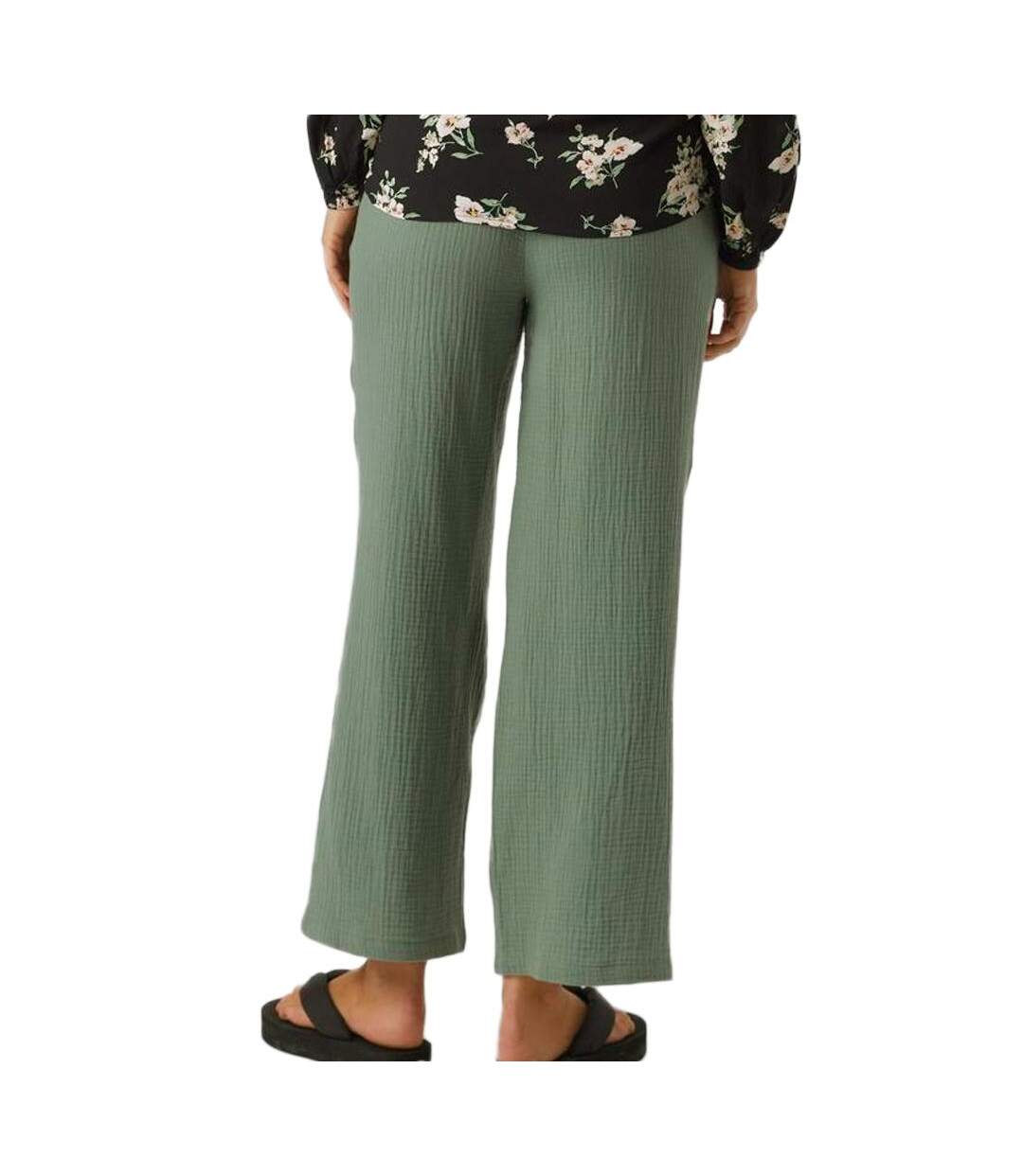 Pantalons de Grossesse Kaki Femme Vero Moda Marternity Nia - M-2