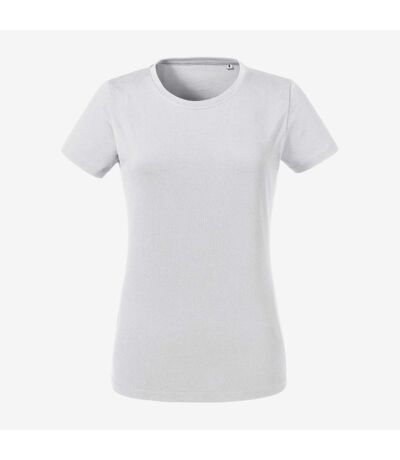 Russell Womens/Ladies Heavyweight Short-Sleeved T-Shirt (White)