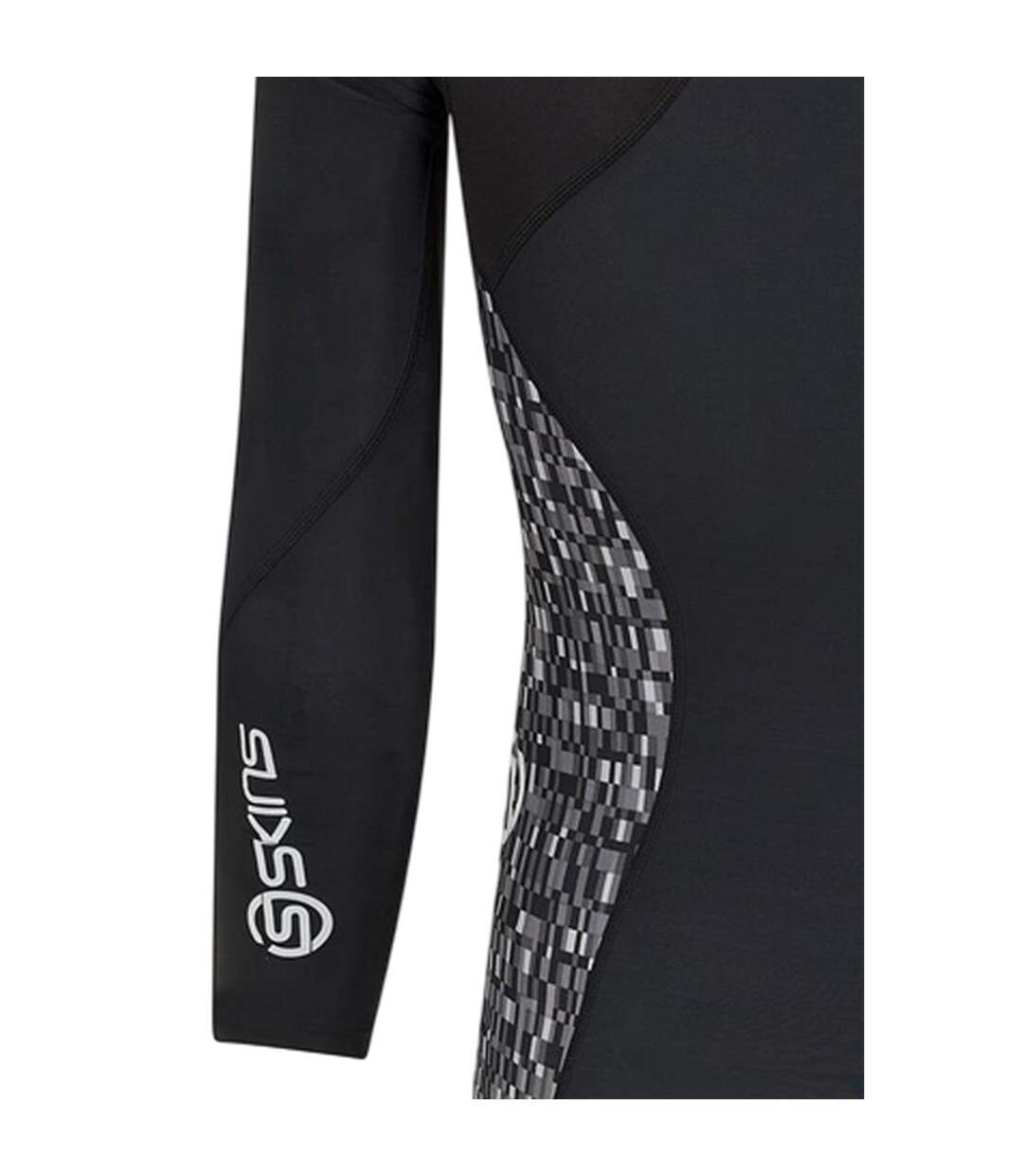 Mens A200 Long-sleeved Top Black Skins-4