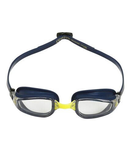 Aquasphere Fastlane Swimming Goggles (Navy Blue/Bright Yellow)