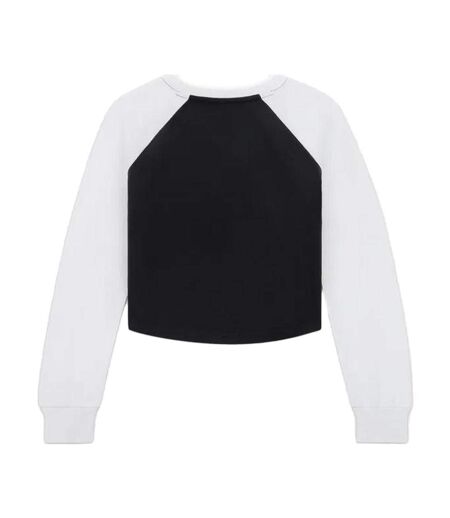 T-Shirt noir femme converse cozy raglan