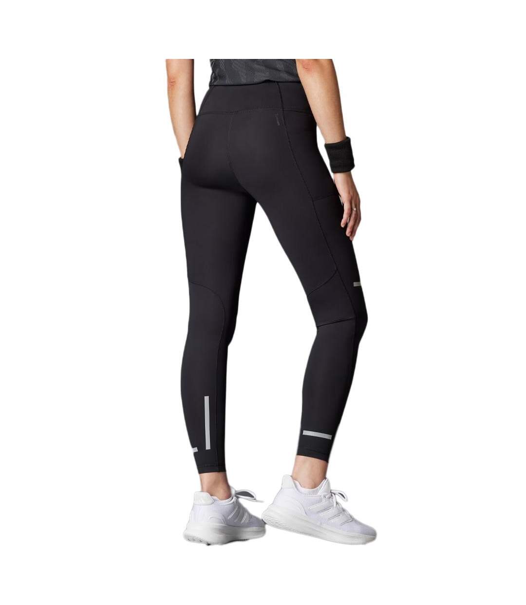 Legging 7/8 réfléchissant noir femme adidas ultimate-2