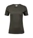 T-shirt Femme Vert Sombre Tee Jays-1