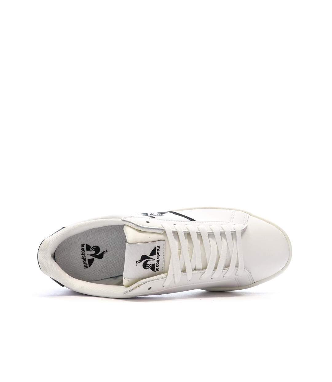 Baskets blanches/noires homme le coq sportif classic soft-4