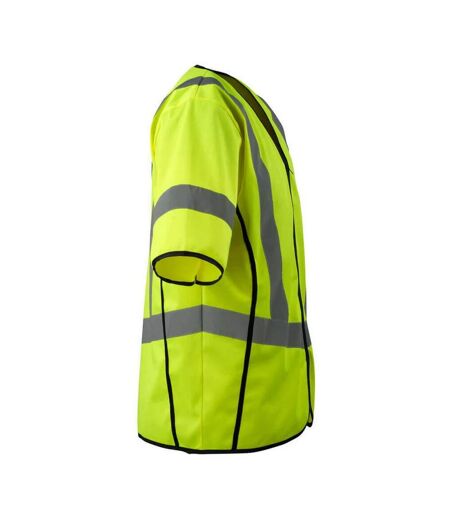 Gilet Haute Visibilité Manches Courtes Safe Supreme Packwood Adulte Jaune Fluo Mascot