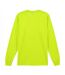 T-shirt Uni Manches Longues Ultra Homme Jaune Vif Gildan-2