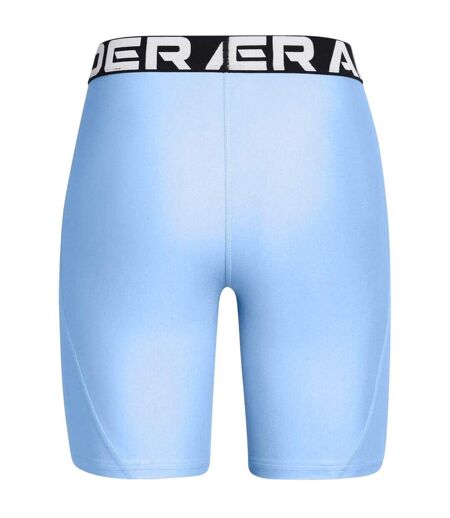 Womens/ladies Armour Fitted Compression Shorts Blue Under Armour