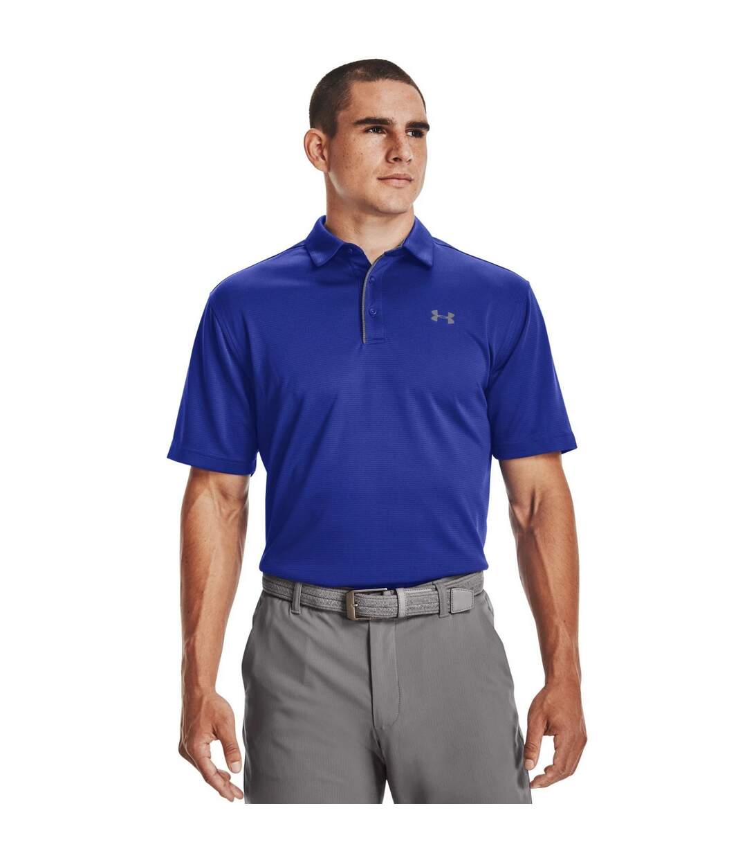 Polo tech homme bleu roi Under Armour-3