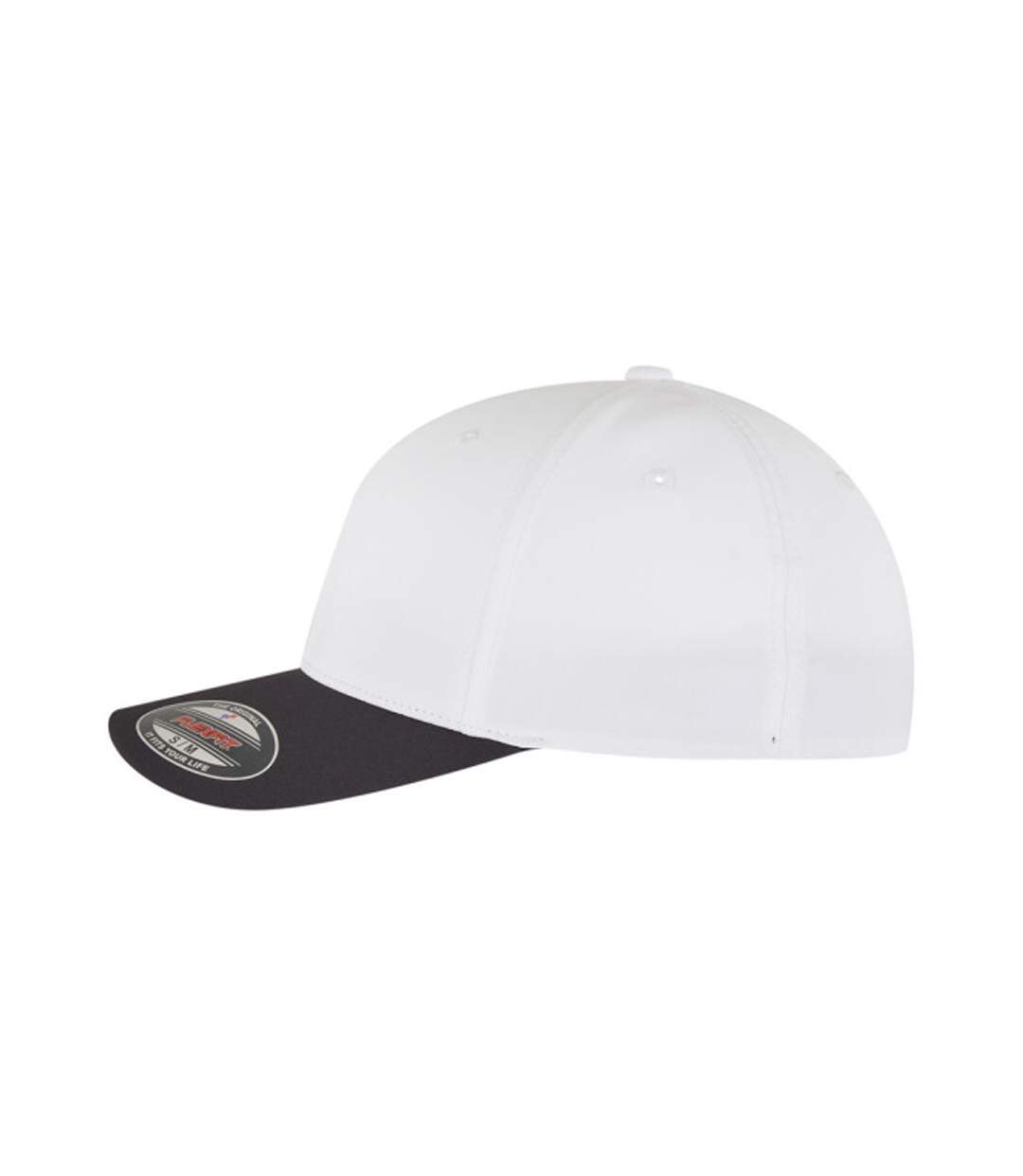 Casquette De Baseball Motif/style Logo Noir Blanc Flexfit-3
