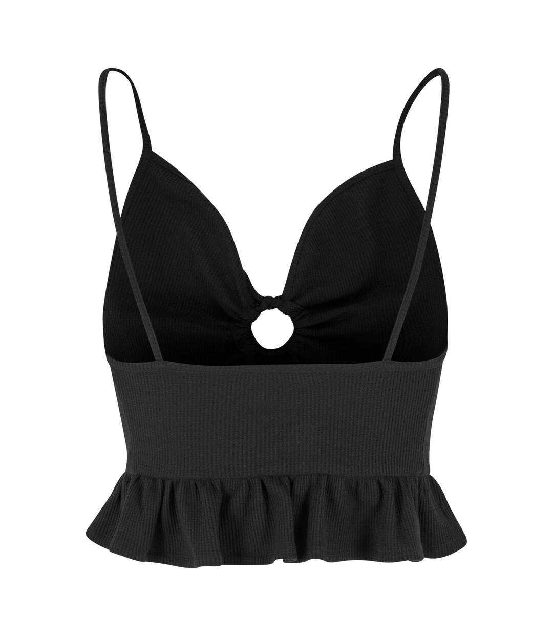 Haut Motif/style Volanté Femme Noir Urban Classics-3