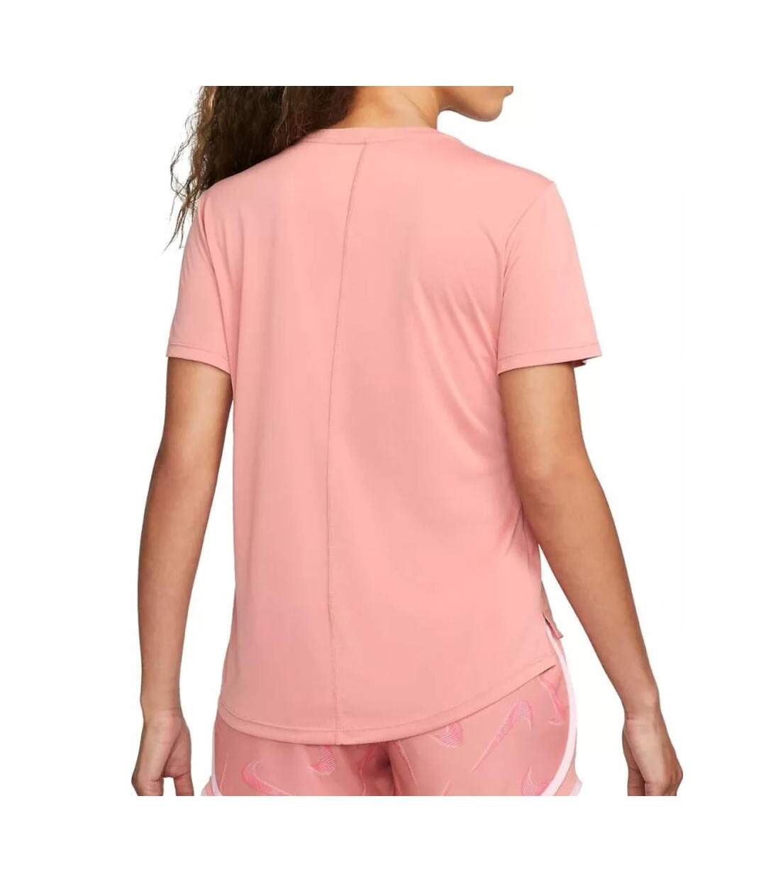 T-shirt de sport rose femme nike swoosh - m-2